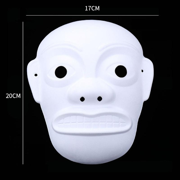 Mask diy paint ansiktsmaske dyremaske ansiktsmasker maskerade for hall mannlig ansikt 2