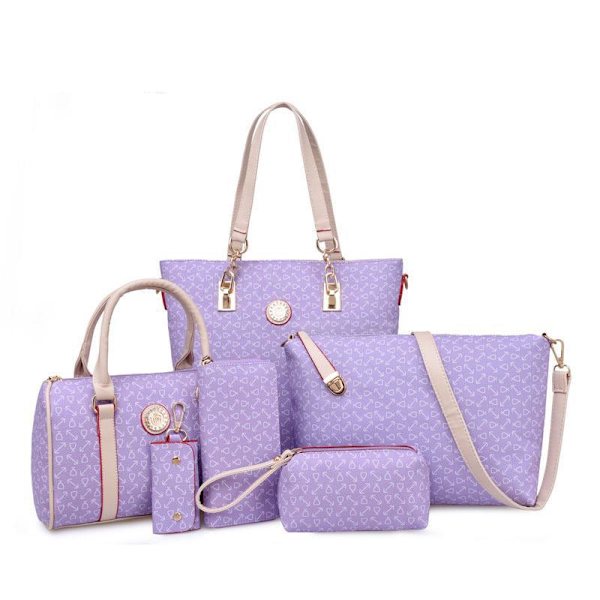 Lyxiga kvinnor axelväska PU läder Tote handväska Crossbody väsko Kaffe