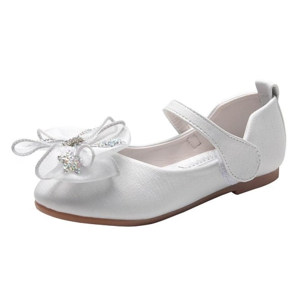 elsa prinsesse sko barn pige med pailletter sølv farvet 17 cm / størrelse 27