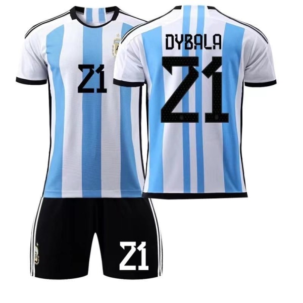 fotbollströja fotbollskläder tröja argentina messi di maria paul #21 #XS