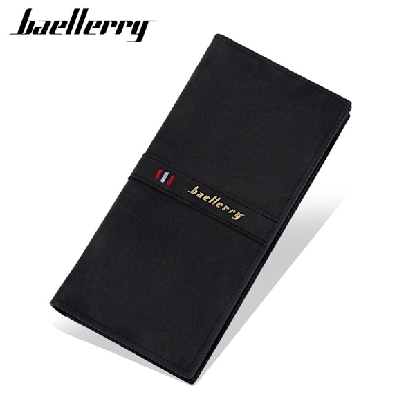 Baellerry Long Wallet Business Slim RFID-korthållare för män med djup färg