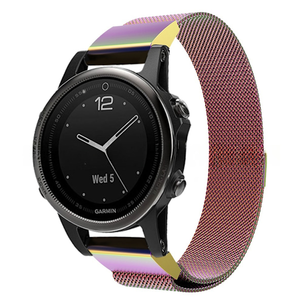 armband stål Garmin Fenix 7s/6s/5s 20mm silver