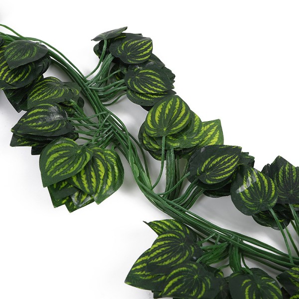 konstgjorda hängande växter plast löv 12st blad typ E