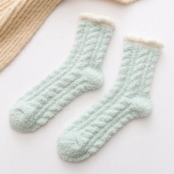 fluffy sokker kvinder dame kvinder vinter sokker pakke 2 par