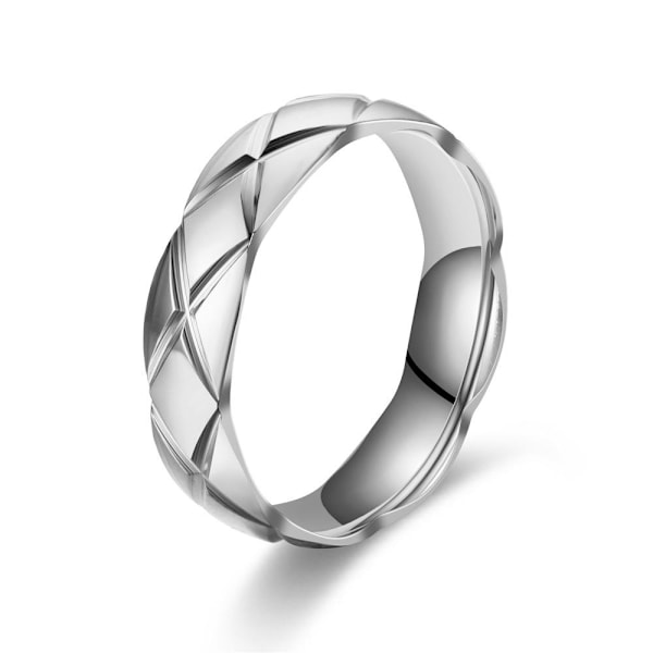 Cutting Arc Blomsterring: Unik batchblomstformet design, elegant enkelhed 6 mm rosa guld nr. 9