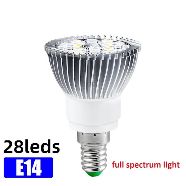 växtbelysning lampa växtlampa växtbelysningen led lights E14-28 LEDs