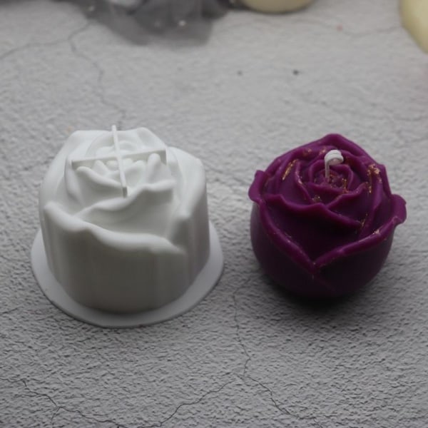 kynttilän muotit kynttilät DIY silikonimuotti kynttilän valmistus kynttilänsydän ruusu ja sydänpakkaus