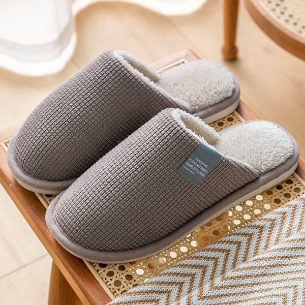 fluff tossut lämpimät tossut sisätossut czmt139 kaffe 40-41 (indvendig 26 cm)