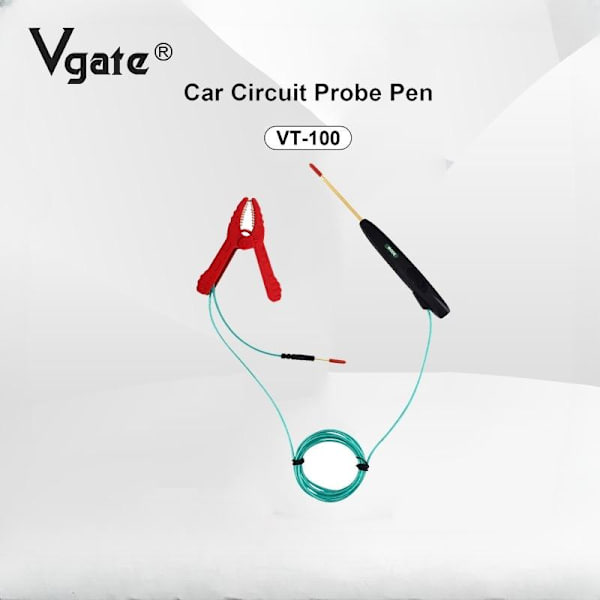 VT100 Automotive Circuit Tester från Vgate - Testa 5-30V kretsar som på bilden