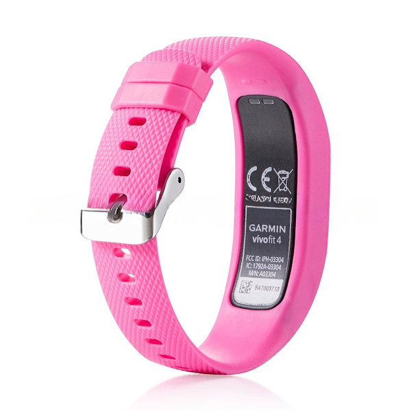 rannekoru silikoni Garmin vivofit4 vaaleanpunainen