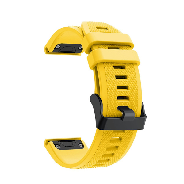 rannekoru silikoni Garmin fenix 7/6/5 keltainen