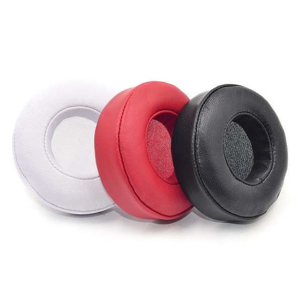 øreputer hodetelefonputer pads for beats MIXR svart lammeskinn