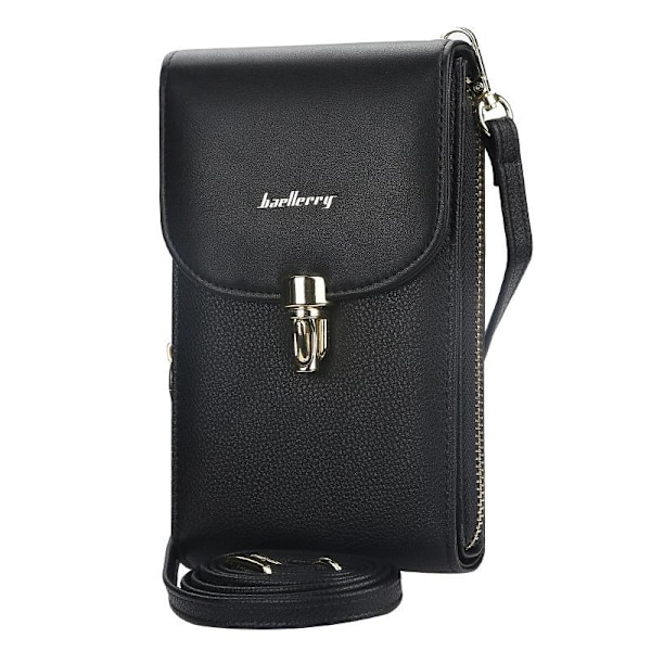 Baellerry Women Crossbody Bag Kytkin nahka korttikotelo Puhelin vaaleanpunainen 18,5 cm * 10 cm * 5 cm