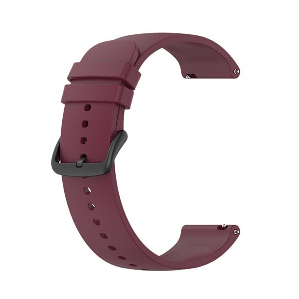 Silikoniranneke Samsung Galaxy watch7/FE/6/5 Huawei watch4 20/22mm PUNAINEN 22 mm