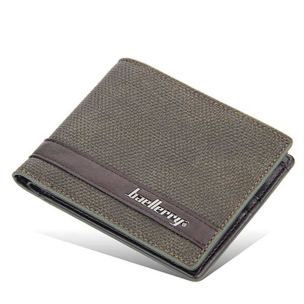 Baellerry Men Bifold plånbok Business Design korthållare plånböc Som på bilden 1 12cm*9.5cm*2cm