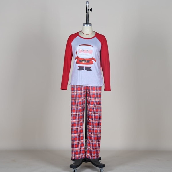 julkläder julpyjamas familj pyjamasbyxor jultröja pyjamas set barn 5