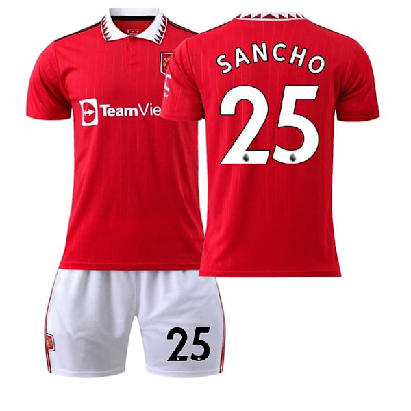 fotbollströja fotbollskläder tröja manchester united pogba crist #25 #2XL