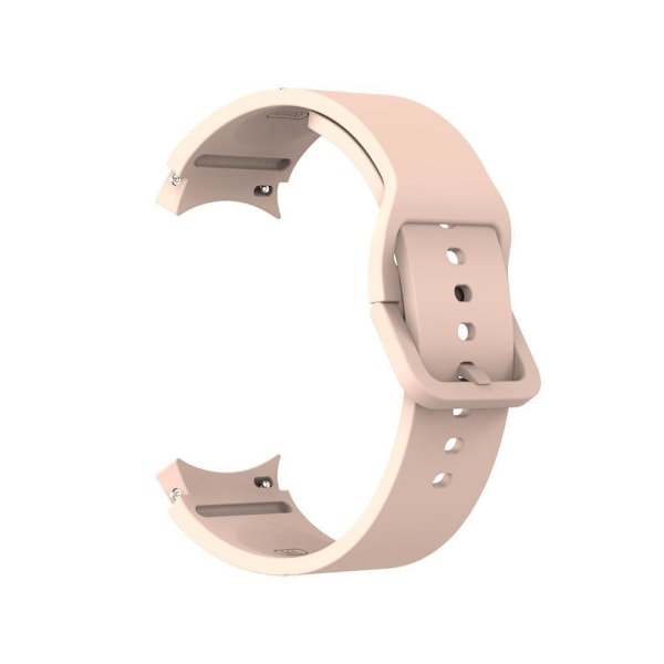 Silikoniranneke Samsung Galaxy Watch7/6/5 Watch FE vaaleanpunainen