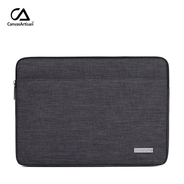 datorväska datorfodral / fodral till laptop bärbar dator mörkgrå 14 tum