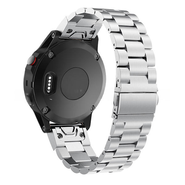 armbånd stål Garmin Fenix ​​5x/Fenix ​​6x/Enduro sort