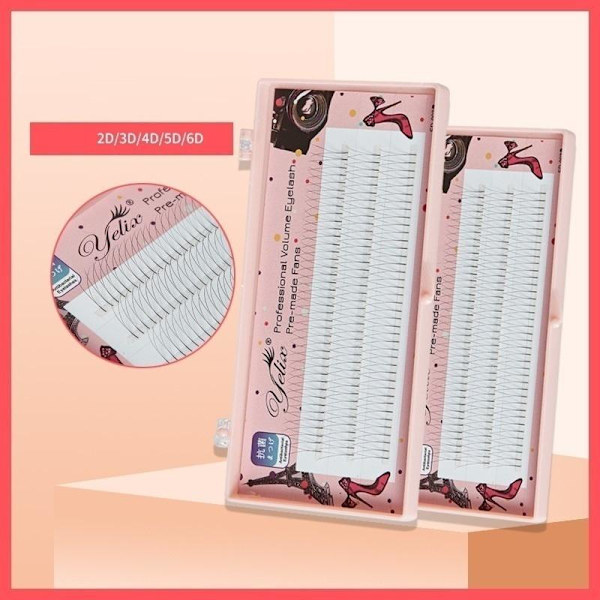 Eleganta Yelix Premium Fransar/fransförlängning/lashes Pack 0.07C-4D 11mm