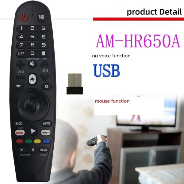 fjernbetjening udskiftning fjernbetjening til LG AN-MR650A 650 MR600 G MR1 rm-g3900a uden usb