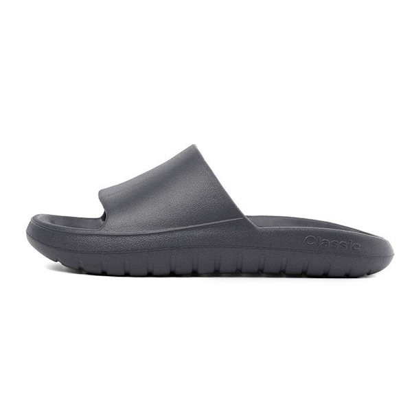 mjuka tofflor slider sandaler skor herr dam massagetofflor badto mörkgrå 44/45