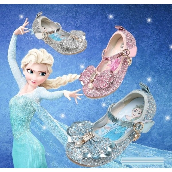 prinsessakengät elsa kengät lasten juhlakengät pinkki 15cm / koko 23