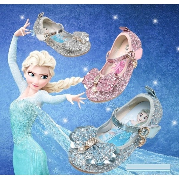 prinsesskor elsa skor barn festskor rosa 15.5cm / size24