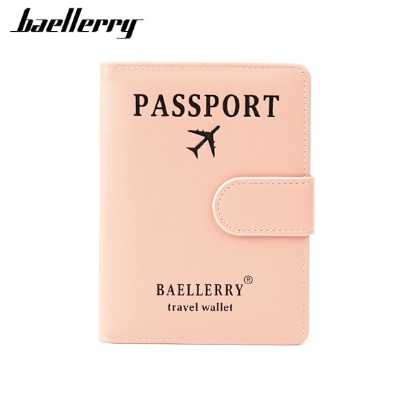Baellerry RFID-suojattu passinkotelo magneettilukolla - harmaa