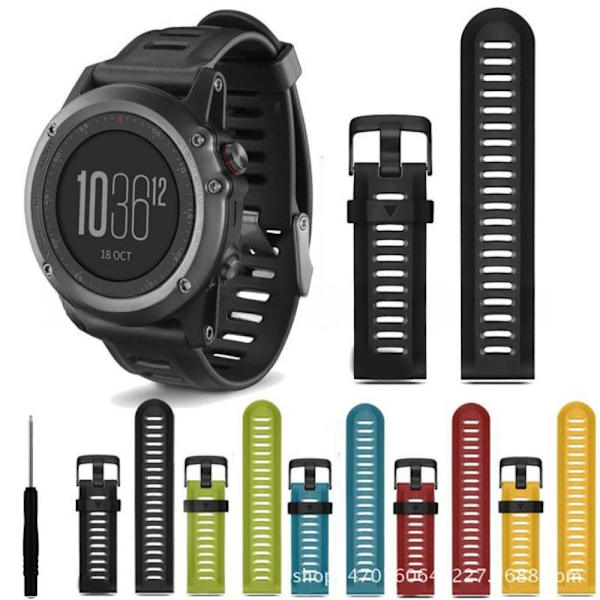 armbånd silikon Garmin Fenix ​​3 fenix 7x/5x blå A