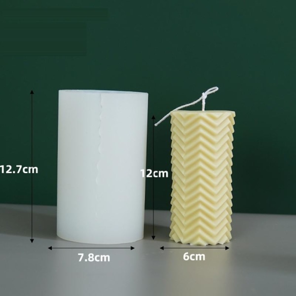 lysformar lys stearinljus DIY gjutformar i silikonform br-422