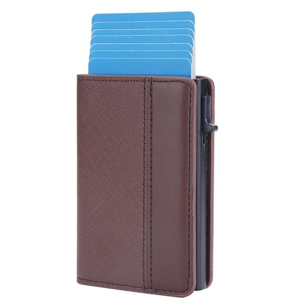 Baellerry RFID Blocking Bifold-tegnebog til mænd - Stilfuld farveblok sort