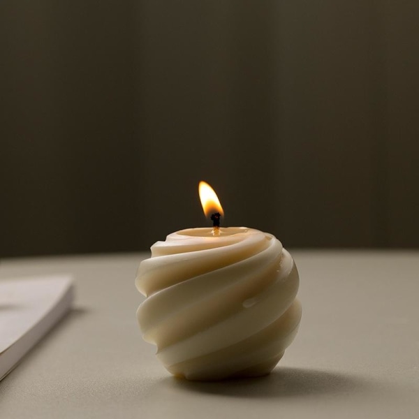 kynttilän muotit sytytä kynttilät tee-se-itse muotit silikonimuotissa lz22099 pieni kierrepallo