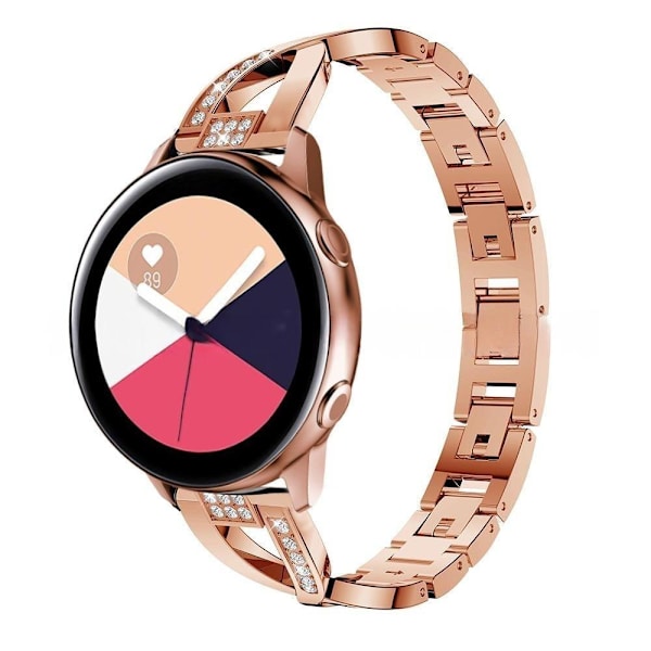 Armbånd i stål til Samsung Galaxy Watch Active X 20mm sort