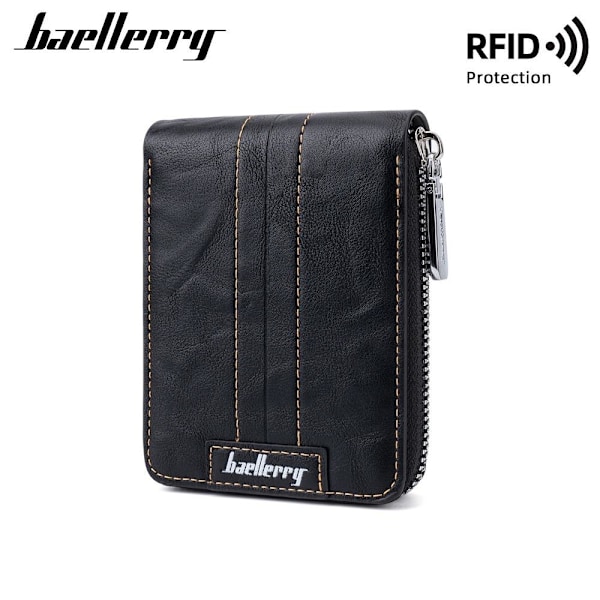 Baellerry RFID Blokerende Slim Tegnebog til Mænd - Multi Card Slots grå