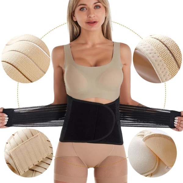 waist trainer korsett mage bälte aprikos XXXXL