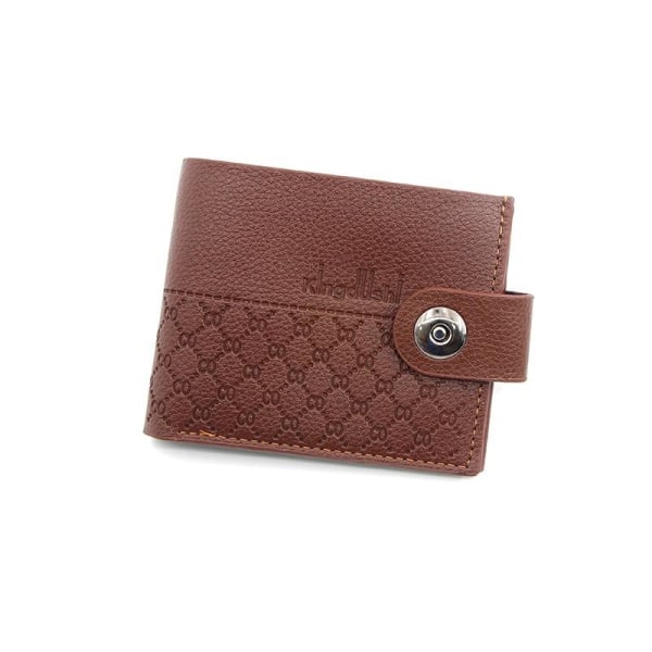 plånbok mobilplånbok plånboks kortplånbok herr PU Läder 36912 mörkbrun