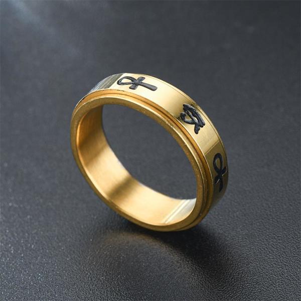 antistress spinner roterende fidget ring ringe størrelse 8/18,2 mm