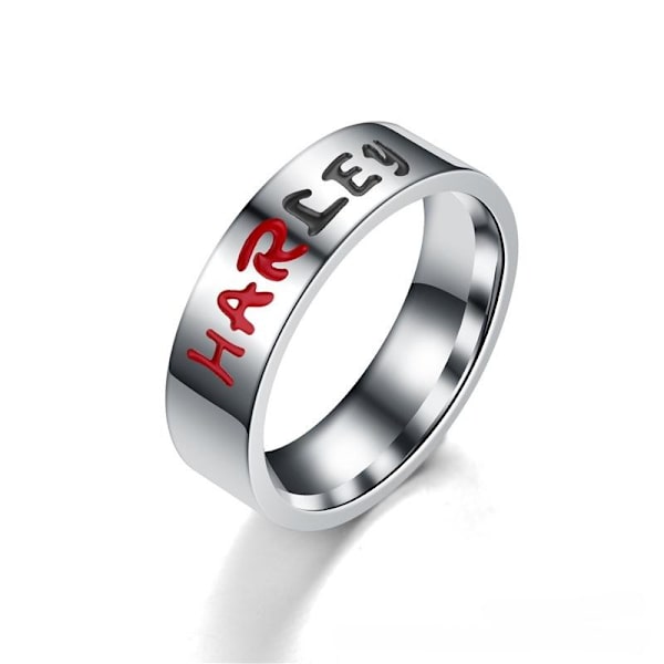 Joker &amp; Harley Quinn Emalj Dubbade Par Ring Set - DC Comics harley nr 9
