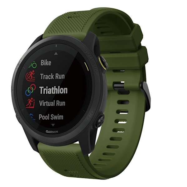 armbånd silikone Garmin Forerunner 745 venu 3/2 sort