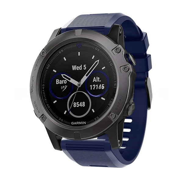 armbånd silikon Garmin Fenix ​​7x/5X/6x blå A