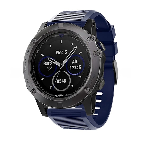 armbånd silikon Garmin Fenix ​​7x/5X/6x grå