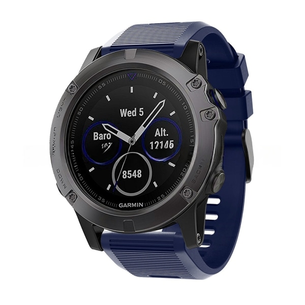 armbånd silikone Garmin Fenix ​​7x/5X/6x lilla