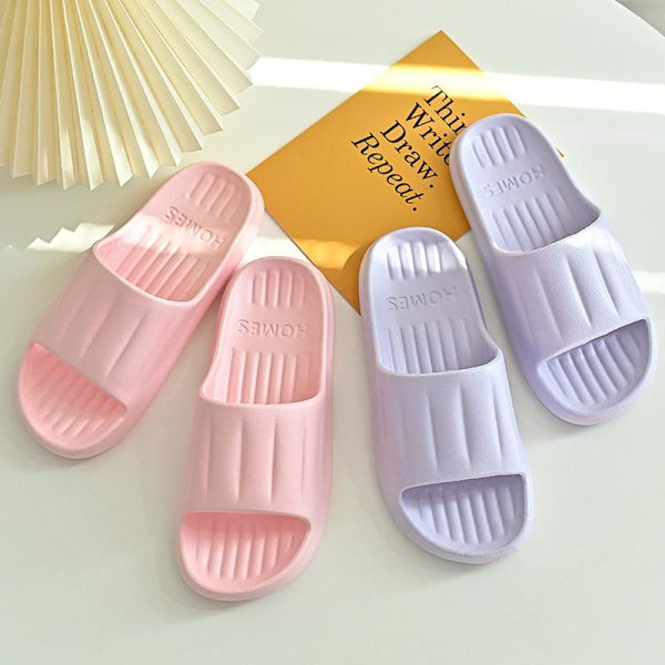 mjuka tofflor slider sandaler skor herr dam massagetofflor gul 40-41
