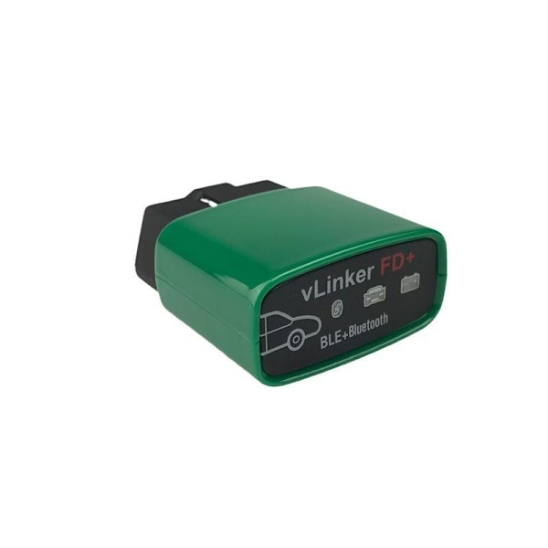 VLinker FD+ BLE 4.0 bildiagnostisk skanner for iOS og Android som på bildet