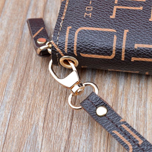 Baellerry Handväskor för damer Mode PU läder Telefonväskor Dampr Ljusrosa 19.5cm*9.5cm*4cm