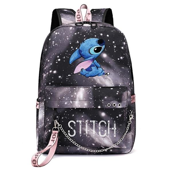 stitch reppu lasten reput reppu USB-liitännällä 1kpl tähden harmaa