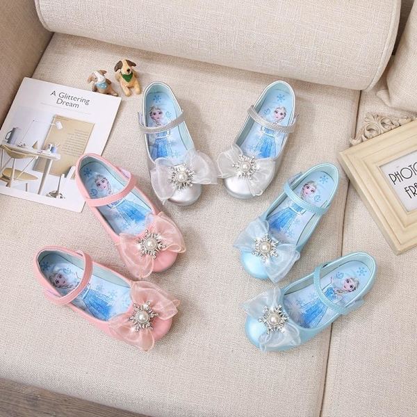 prinsessakengät elsa kengät lasten juhlakengät hopeanväriset 19,5 cm / koko 32