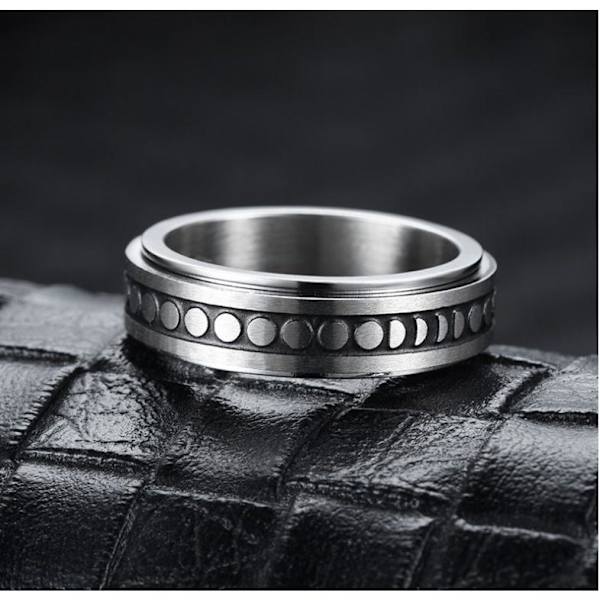 anti stress fidget spinner roterende ring ringe Koko 8 / 18,2 mm